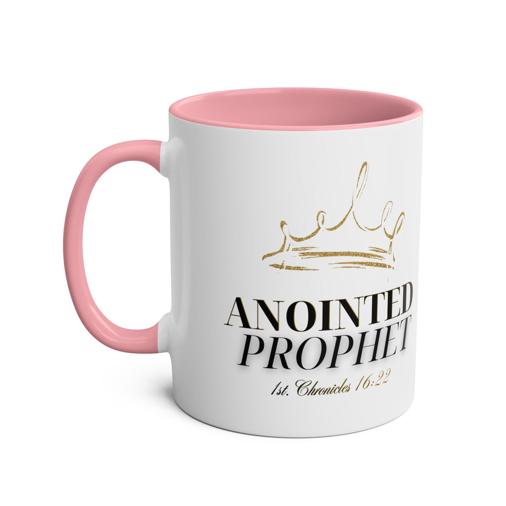 Anointed Prophet Ceramic Mug — Two-Tone 11oz Inspirational Coffee Cup