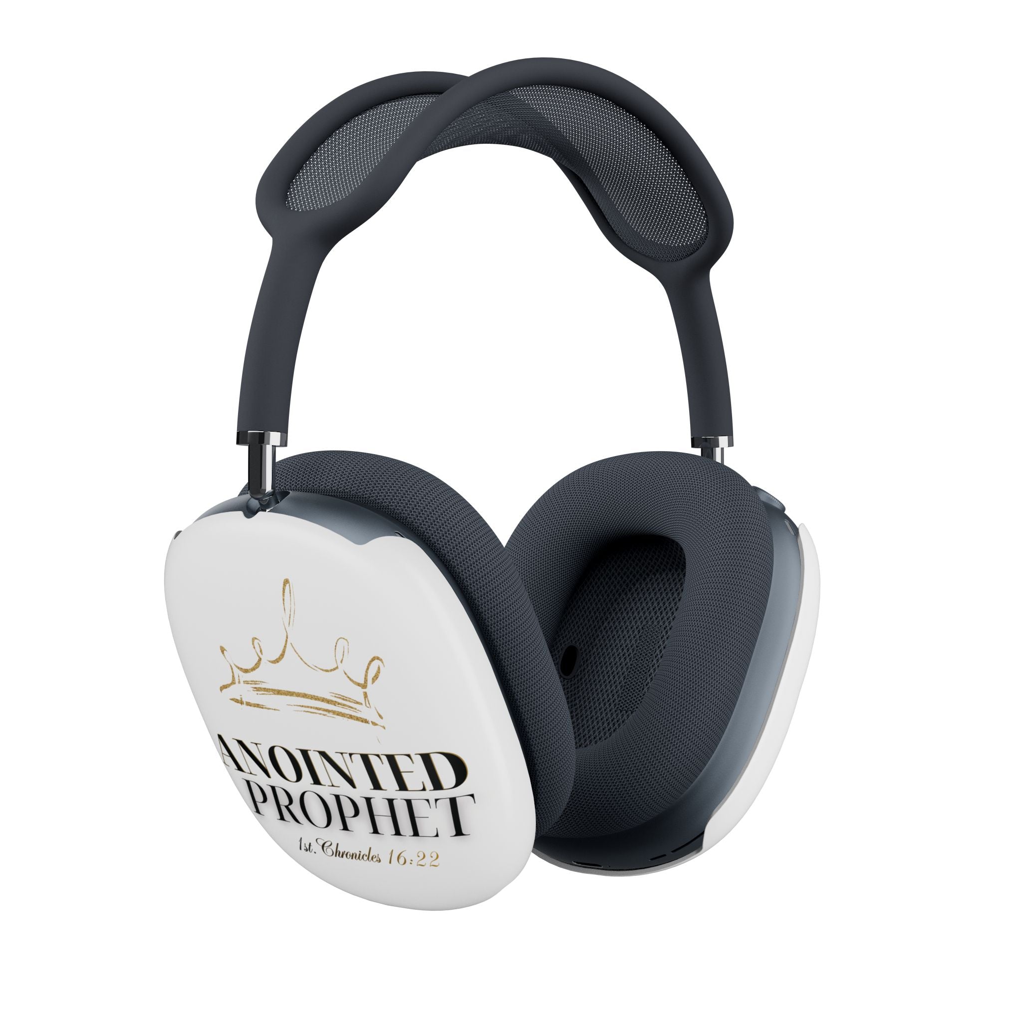AirPods Max Case — “Anointed Prophet” Crown Design (1 Chronicles 16:22)
