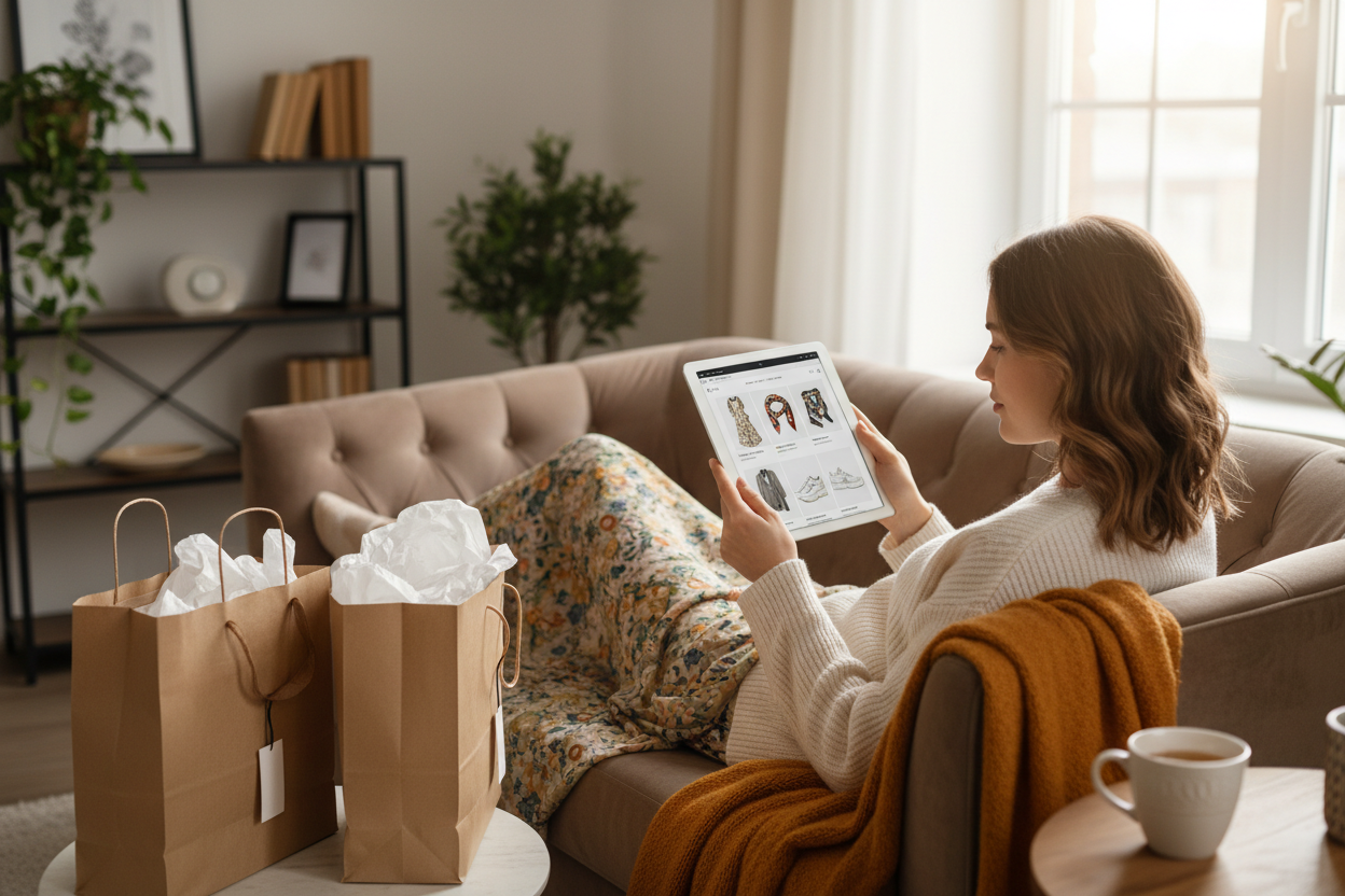 buying clothes online video